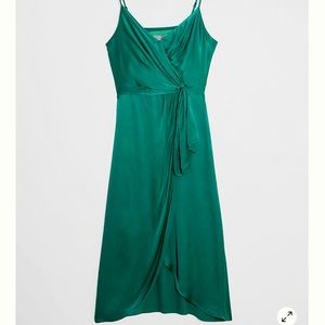 Anthropologie midi slip dress